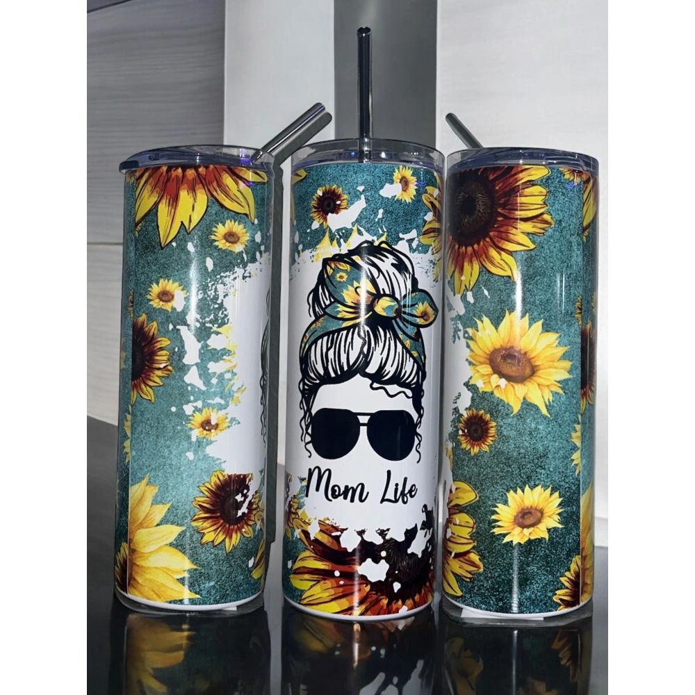 Mom Life‎ colorful sublimated 20oz Tumbler